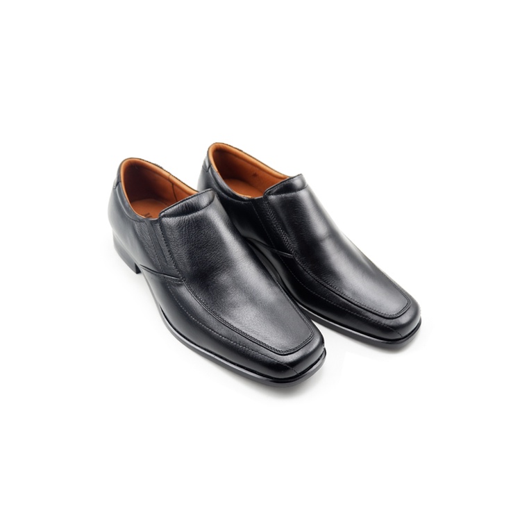 MANWOOD รองเท้าคัชชู หนังแท้ รุ่น DE3101-51 สีดำ