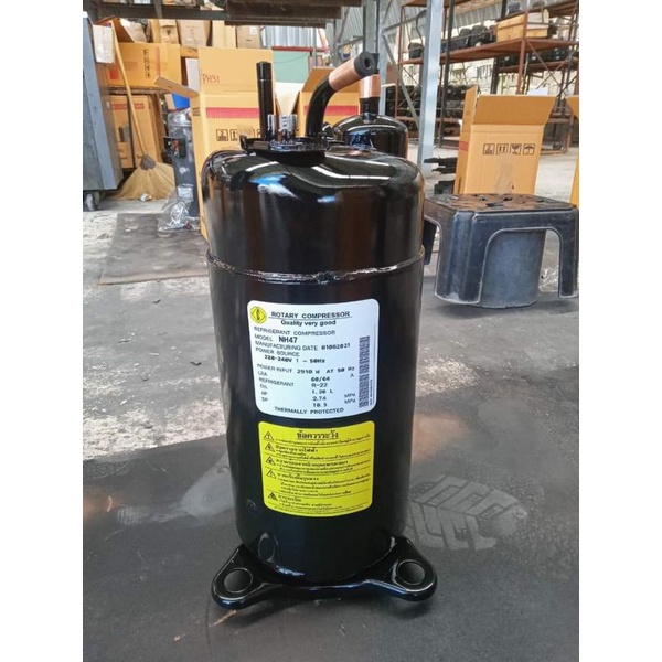 คอมเพรสเซอร์แอร์มือสอง ยี่ห้อมิสซู รุ่น NH47 ขนาด 28000btu น้ำยา R22 ไฟ220V