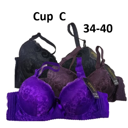 ชุดชั้นในเหล็กขนาดใหญ่ Full Cup C/Wired (ขนาด 34-40)