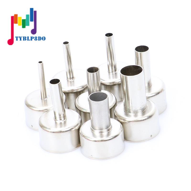 8 Psc หัวฉีดลมร้อนสําหรับสถานี 8858 เครื่องเป่าลมร้อนแบบดิจิตอล BGA Rework สถานีบัดกรี