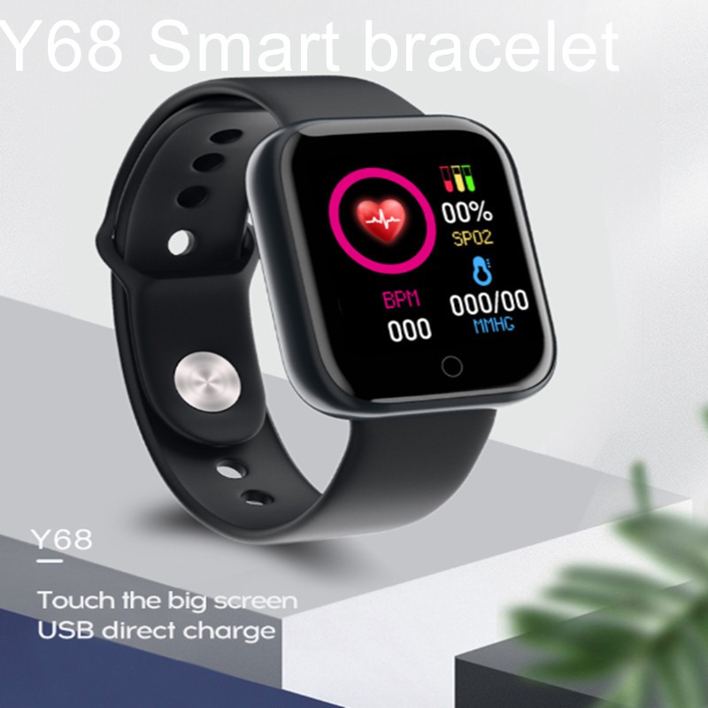 Y68 smart bracelet สร้อยข้อมือสมาร์ท Y68 อัตราการเต้นหัวใจ D20 ดูสมาร์ท