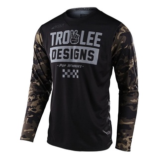 เสื้อกีฬาแขนยาว ลาย CBOX 21SS MOTO TROYLEE DESIGNS Jerseys MTB BMX Extreme Off-road สําหรับขี่รถจักรยานยนต์