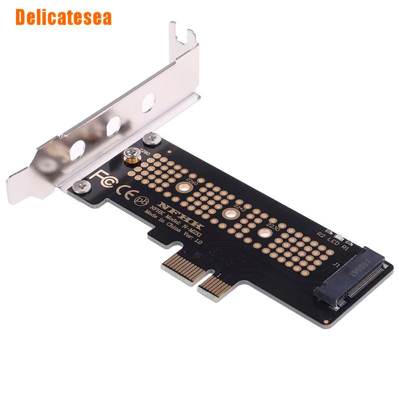 อะแดปเตอร์การ์ด Nvme Pcie M 2 Ngff Ssd To Pcie X1 To M . 2 พร้อม