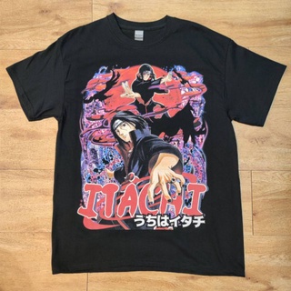 แฟชั่นคลาสสิกUchiha Itachi Naruto DTG digital printer (direct to garment)เสื้อลายการ์ตูน เสื้อลายการ์ตูนเก่า การ์ตูนญี่ป