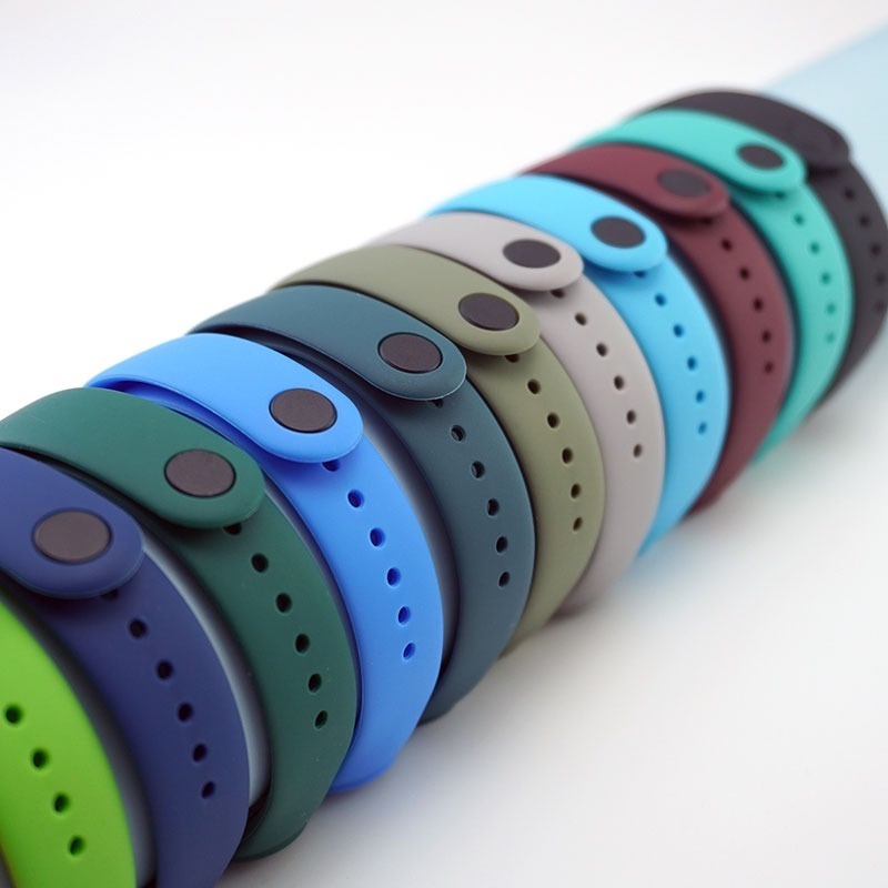 สําหรับ Xiaomi Mi Band 7 6 5 4 สร้อยข้อมือกีฬานาฬิกาสายรัดข้อมือซิลิโคนสําหรับ Xiaomi Mi Band 3 4 5 สร้อยข้อมือ Miband 4 3 5 สาย