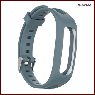 [Bigsale] สายนาฬิกาข้อมือซิลิโคนสําหรับ Huawei 4 Running Band 3e Band 4e สีขาว