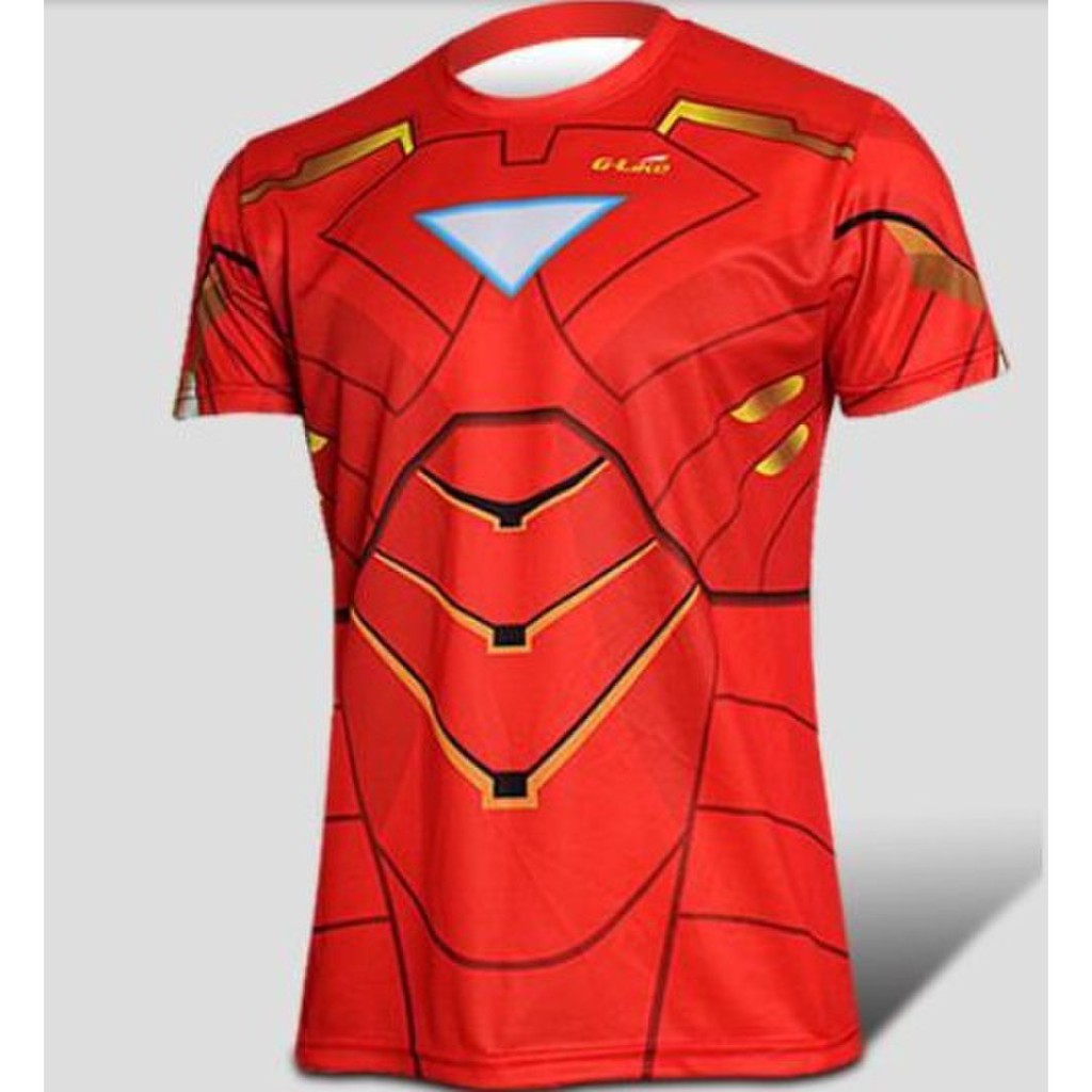 เสื้อยืด SUPERHERO IRONMAN ORANGE LP + BONUS
