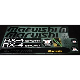 สติกเกอร์ ลาย Maruishi Racing สําหรับติดตกแต่งรถจักรยาน