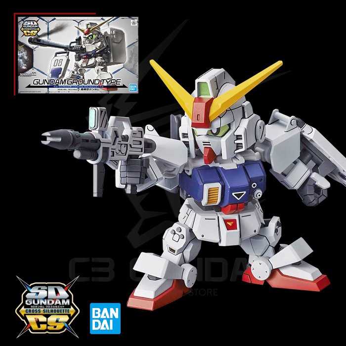 SD GUNDAM EZ8 GROUND TYPE SD กันดั้ม Cross Silhouette BANDAI ASSEMBLY รุ่น