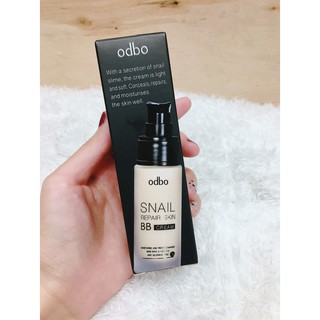 Odbo Snail Repair Skin BB Cream 30ml. บีบีครีม ผสม สารสกัดจากเมือกหอยทาก ช่วยปกปิดพร้อมบำรุงได้อย่างล้ำลึก 30 มล.