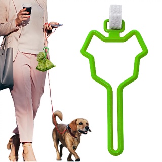 พร้อมส่ง! ที่ห้อยถุงเก็บอึสุนัข น้ำหนักเบา พกพาสะดวก สีสันสดใส Poop bag holder Poop Bag Carrier Clip