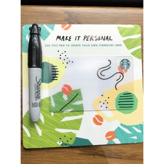 Starbucks card การ์ดเปล่าไม่ขูดพิน