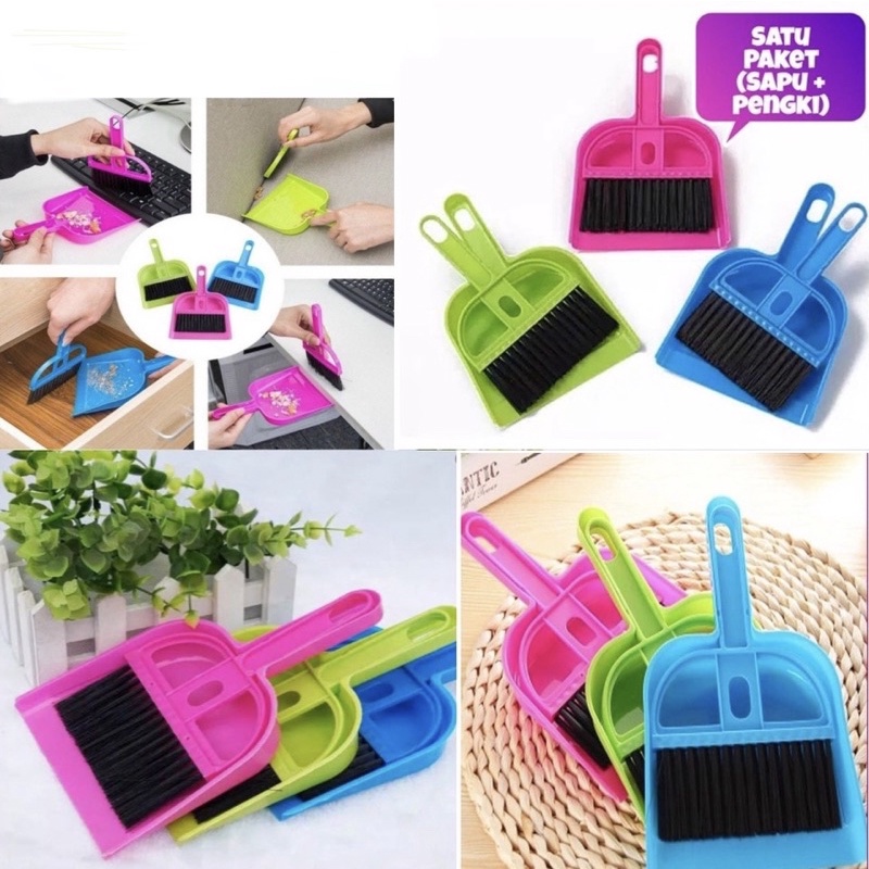 BROOM AND DUMP SHVEL MINI CLEANING BROOM SET