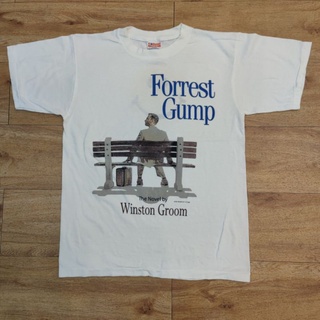 เสื้อยืดผ้าฝ้าย FORREST GUMP 1994 MOVIE เสื้อลายหนังดัง ลายภาพยนตร์