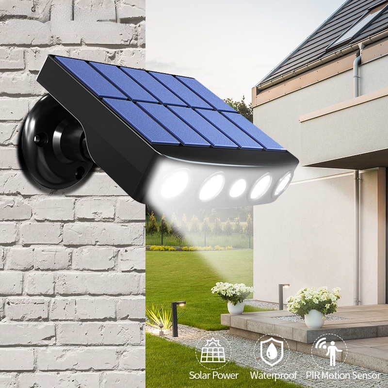LED Powerful Solar Light Outdoor Motion Sensor Waterproof Garden Wall ...