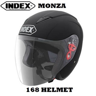 หมวกกันน็อค  INDEX   รุ่น monza     สีดำด้าน