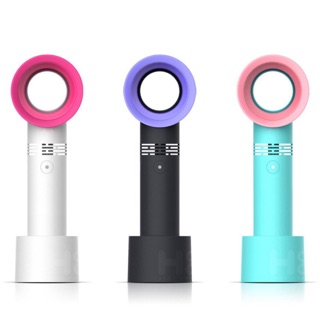 พัดลมไฟฟ้าพกพาไร้ใบพัด,ไร้สาย MINI PORTABLE WINGLESS USB FAN ZERO 9 Q