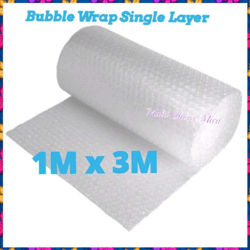 Bubble Wrap 1m x 3m / Bubble Wrap Cut / ห่อพลาสติกสําหรับสินค้า / ห่อสินค้า