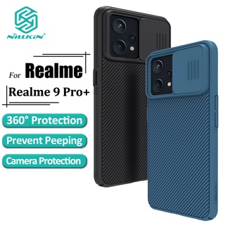 Nillkin CamShield เคสโทรศัพท์ Realme 9 Pro Plus / 9 Pro+ / Realme 9 4G เคสกล้อง เลื่อน ป้องกัน หรูหรา แข็ง PC กันกระแทก เคสด้านหลัง