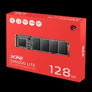 128 GB SSD (เอสเอสดี) ADATA XPG SX6000 PCIe/NVMe M.2 2280 (ASX 6000NP-128GT-C)