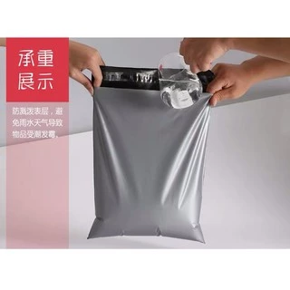 (ถูกที่สุด)(แพค 100ใบ) ซองไปรษณีย์ สีเทาดำ ขนาด 15x25 17x30 20x35 25x35 28x42 ถุงไปรษณีย์ ซองพัสดุ ถุงพัสดุ