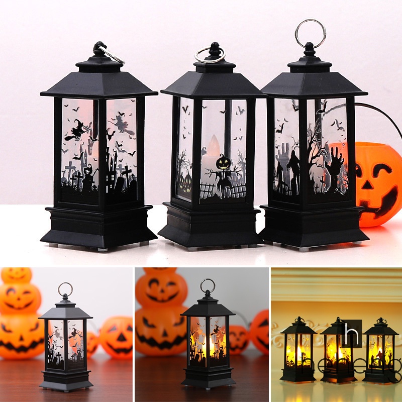 Cotton Light★ 20pcs LED Lamps Halloween Ghost Pumpkin String Lights for