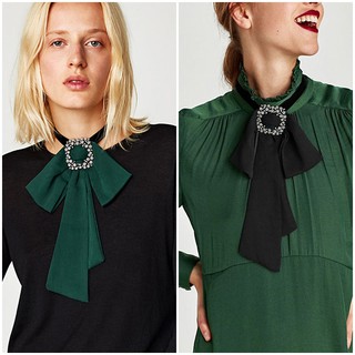 Mirror Dress สร้อยคอ Bowknot Necklace Collar