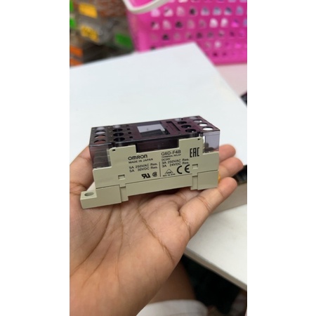 0mr0n G6D-F4B DC24V Terminal ซ็อกเก็ตรีเลย์24VDC 5A W/(4Pcs) G6D-1A-ASI-24VDC 5VDC 12vdc G6d-f4b - รูปที่ 2