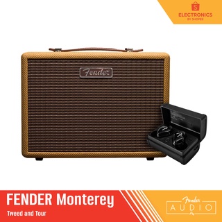 FENDER Monterey Tweed - Yellow Mustard + Tour True หูฟังไร้สาย