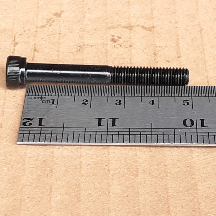 M6X50 STEEL L-BOLT นําเข้า TAIWAN / M6 X 50 STEEL L-BOLT ครึ่งสีดําธุรกิจนําเข้า ERLINDAJAYAGROSIR