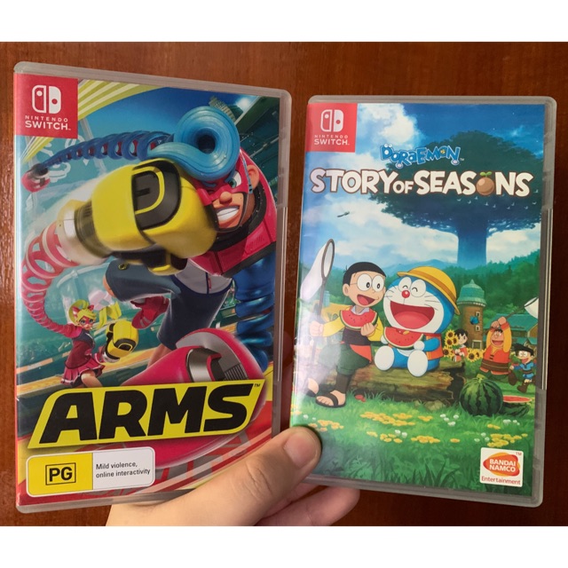 แผ่นเกมส์ Arms , Story of seasons Nintendo Switch