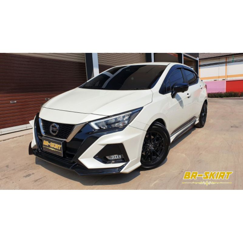 🔸️สเกิร์ตหน้า 1 ชิ้น Almera2020 รุ่น Lumga🔸️