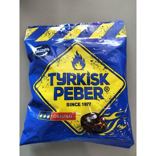 Fazer Tyrkish Peber ลูกอม  ชะเอม เค็ม ปรุงรส 120g