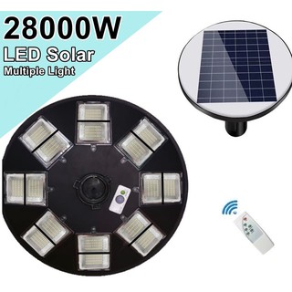 โคมไฟโซล่าเซล UFO MP 16ช่อง LED 23000W - 28000W ไฟถนน Spotlight ไฟโซลาร์เซลล์ สปอร์ตไลท์ Solar Cell สปอตไลท์ SOLAR LIGHT