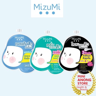 MizuMi B3 Acne Concentrate Serum Sulfur Clay Peptide Gel มิซึมิ เปปไทด์ แอคเน่ เจล ซัลเฟอร์ เคลย์ บี3 คอนเซนเทรท เซรั่ม