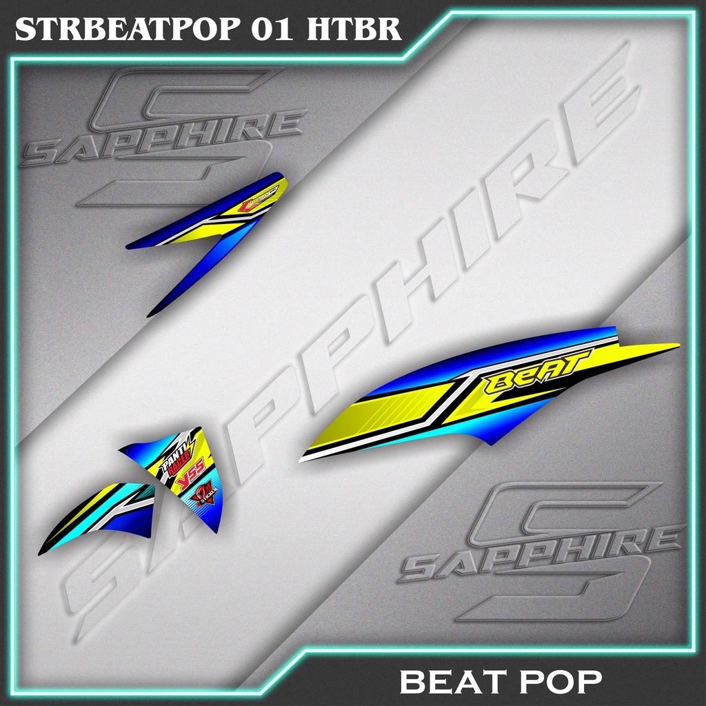 BEAT POP STRIPING สติ๊กเกอร์ STRIPPING ICON POP 01