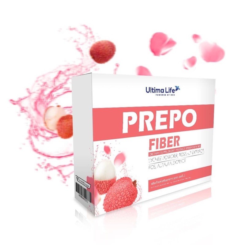 Ultima Life PREPO Fiber and Detox 10ซอง Prepo Filber Detox : ช่วยดูแลทั้ง 6 ระบบร่างกาย