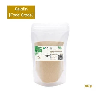 เจลาตินผง Gelatin Powder (100, 500 g.)