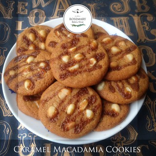 🍪🌰คุ้กกี้คาราเเมลแมคคาเดเมีย🌰🍪Caramel Macadamia Cookies - CKD***ขั้นต่ำ 10 ชิ้น สั่งจัดเบรค/สั่งจำนวนมาก/วางร้านกาแฟ