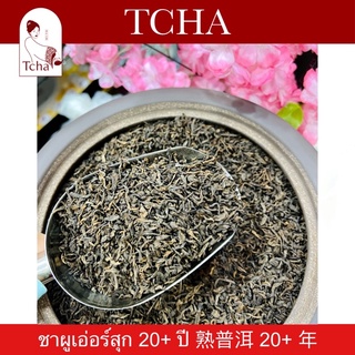 TCHA | ชาผูเอ่อร์สุกจากยูนนาน (แบบใบชา) อายุราว 20 กว่าปี 熟普洱 Ripe Puer Tea