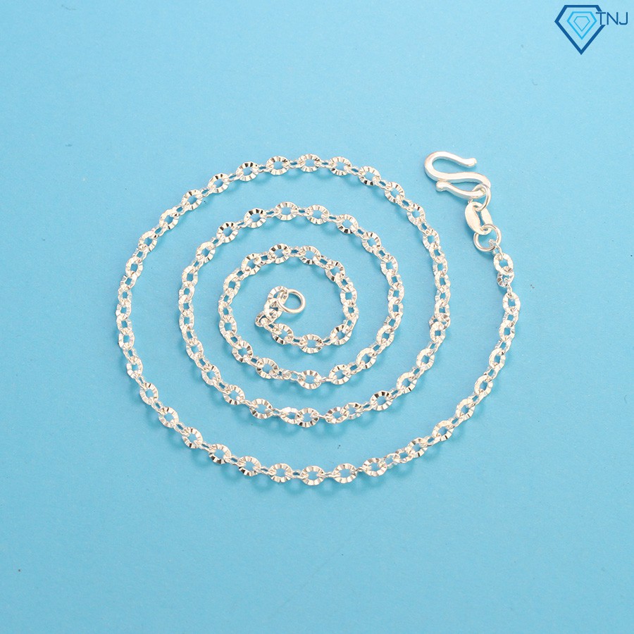 สร้อยคอเงินสําหรับเด็กผู้หญิงพร้อมข้อต่อโซ่ DTN0006 TNJ Jewelry