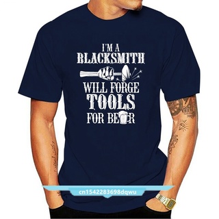 เสื้อยืดผ้าฝ้ายพิมพ์ลายขายดี เสื้อยืด พิมพ์ลาย Blacksmith Will Forge TOOLS สําหรับผู้ชาย ผู้หญิง