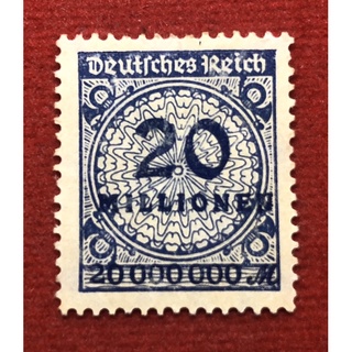 แสตมป์ DEUTFCHES REICH 20 MILLIONEN