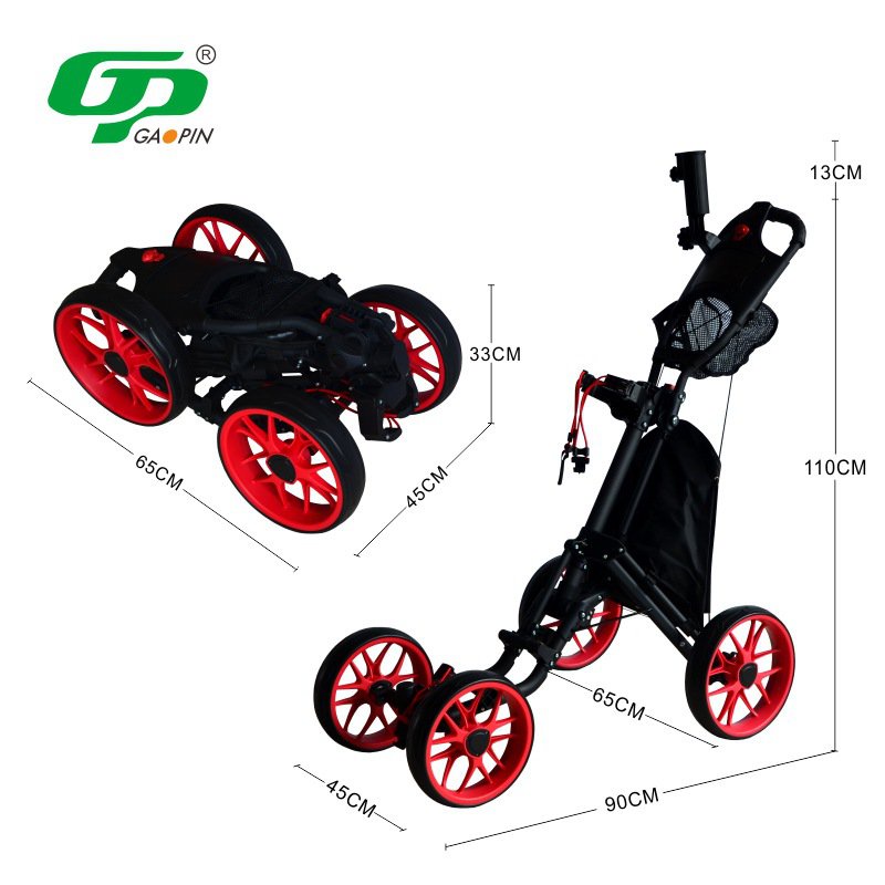 รถเช่าเหมากอล์ฟขายดีสี่ล้อ golfรถเข็น รถกอล์ฟรถสี่ล้อพับได้ NN8V - รูปที่ 2