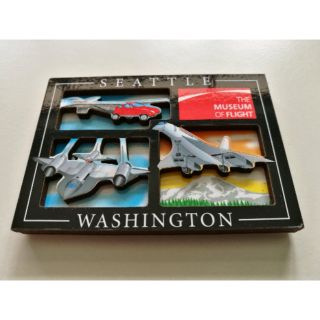 🇺🇸แม่เหล็ก 3D ที่ระลึกจาก The Museum of Flight เมือง Seattle รัฐ California ประเทศอเมริกา🇺🇸