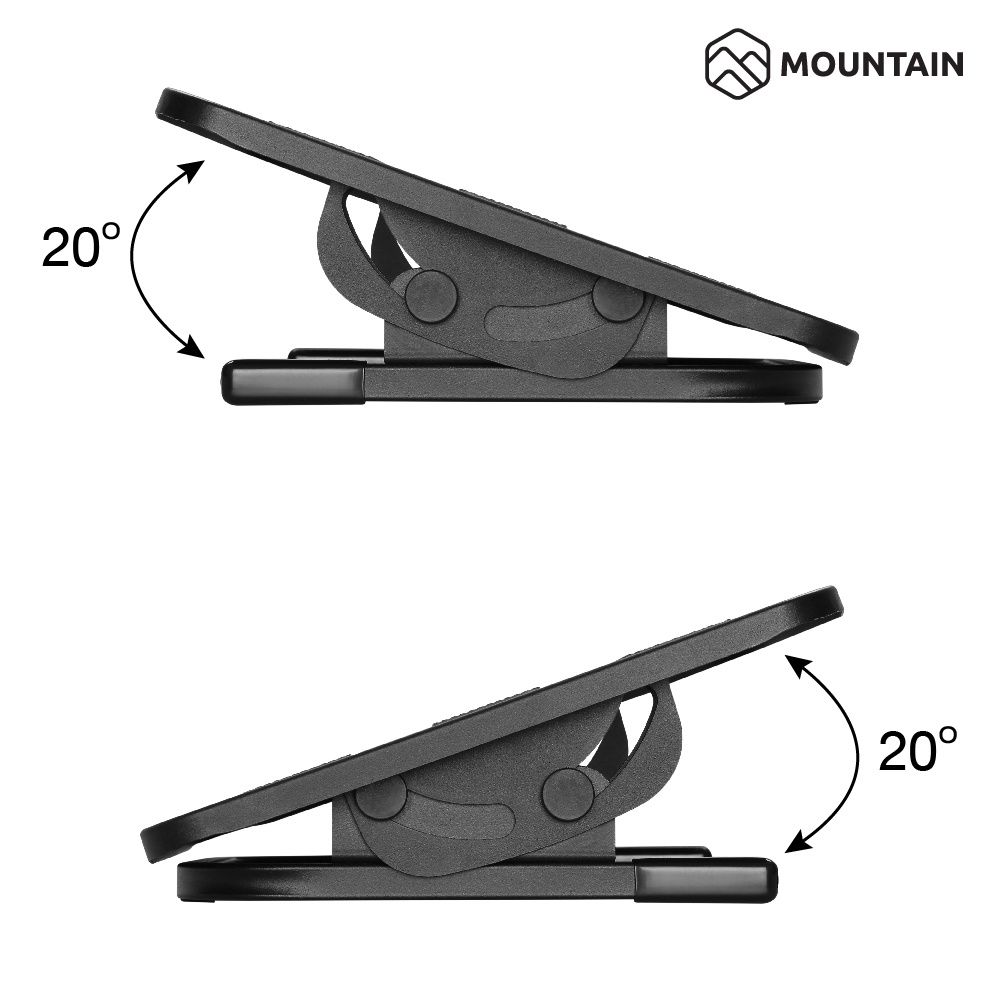 ที่พักเท้า ที่วางเท้า แท่นวางเท้า ที่วางเท้าเพื่อสุขภาพ ปรับระดับได้ MOUNTAIN รุ่น FOOTREST-01 ที่วางเท้าใต้โต๊ะ ราคา ถูกที่สุด ดีลบีเคเค แกลเลอรีภาพที่ 5