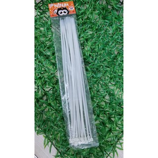 สายรัด เคเบิ้ลไทร์ ขนาด 4.8x 400mm 20 ชิ้น Cable Ties พร้อมที่ล๊อคสายในตัว