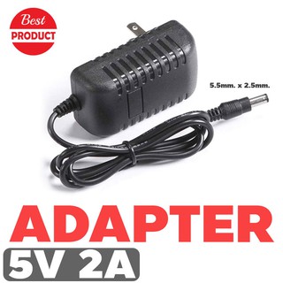 AC 100-240V Converter Adapter DC 5.5mm x 2.5MM 5V 2A 2000mA Charger US Plug