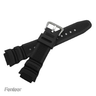 [FENTEER] Replacement Black Wrist Band Strap For Casio SGW-400H SGW-500H MRW-200H