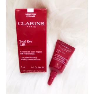 ส่งฟรี Clarins Review Clarins Total Eye Lift Serum 3ml  อายครีมรุ่นใหม่จากคลาแรงส์ AUG01